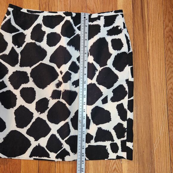 LOFT Cow Print Skirt, Cowboycore, Western, Animal Print, Sz 12 P - Picture 5 of 7